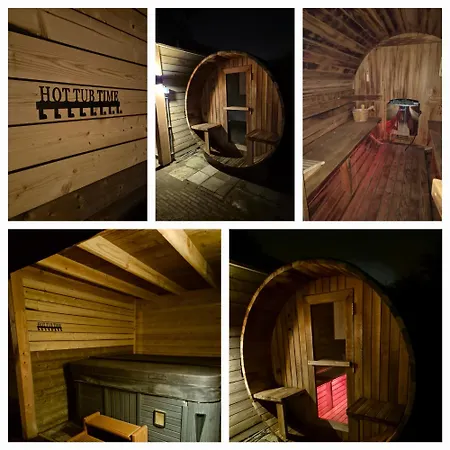 Luxe Boshuisje Met Prive Wellness & Jacuzzi Op De Veluwe 公寓 埃尔默洛